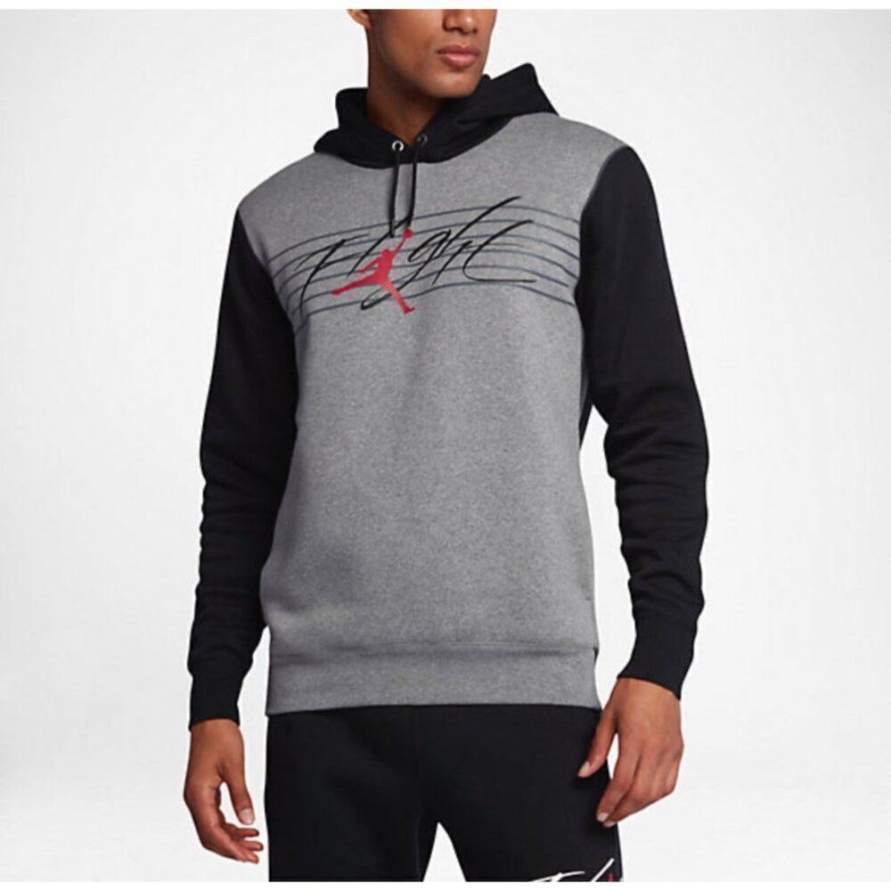 Air Jordan Men Fleece Flight Hoodie Size M
